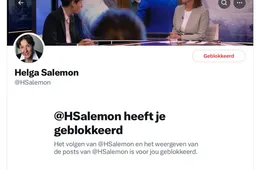 Schaamteloze nepjournalist Helga Salemon blokkeert kritische Erik de Vlieger: "Jullie moeten je diep schamen!"