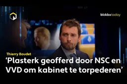 Filmpje! Thierry Baudet: 'Plasterk is uitgeschakeld door kongsi NSC én VVD'