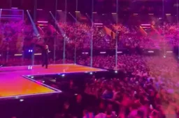 Filmpje! WOEDE bij Eurovisie publiek na bekendmaking GEEN JOOST KLEIN
