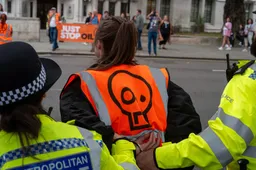 Pats! Knettergestoorde Just Stop Oil-activisten massaal van hun bed gelicht door Britse politie
