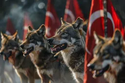Ranzige Telegraaf wakkert anti-Turks sentiment aan met leugens over 'Turkse Wolven' gebaar