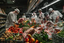 De oorlog tegen vlees gaat DOOR: supermarkten gaan MINDER VLEES verkopen