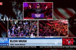 Filmpjes! Steroptredens bij Donald Trump in New York. Elon Musk, Dr Phil en Tucker Carlson gaan LOS