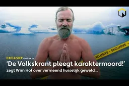 -Video- Wim Hof reageert op laffe aanvallen Robert van de Griend (Volkskrant): 'Huiselijk geweld!'
