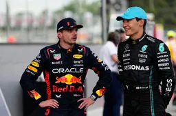 Emotionele meltdown van Russell, Verstappen lacht het weg: "Loser en matennaaier"