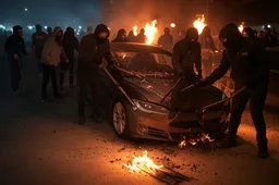 Schokkend: links extremisten vallen Tesla-dealerships en klanten aan