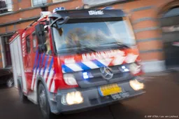 Woningen ontruimd om grote brand in flat Amersfoort
