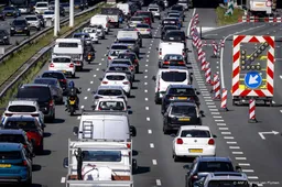 Weer drukte op wegen door omrijders wegens afsluiting A12