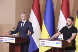 Zelensky sprak met Schoof over onderhandelingen Istanbul