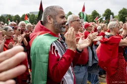 Grote Gaza-demonstratie in Den Haag rustig verlopen 