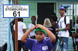 Bijna 40 procent van de Surinaamse kiezers heeft gestemd