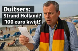 Duitse toeristen klagen: ‘Stranddagje Holland? 100 euro!’