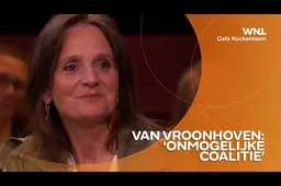 Van Vroonhoven zaait chaos: 'Onmogelijke coalitie, maar we moeten door'
