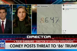 Tulsi Gabbard: “Comey roept op tot moord op Trump!”