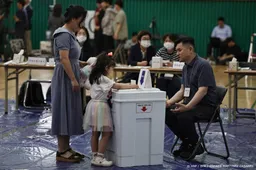 Opkomst verkiezingen Zuid-Korea in de middag ruim 70 procent 