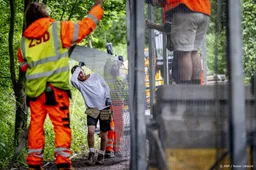 Laatste hekken rond World Forum dicht, terrein is afgegrendeld