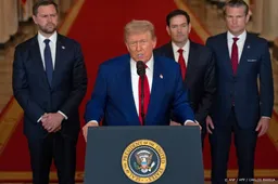 Trump: meer aanvallen als Iran niet instemt met vrede