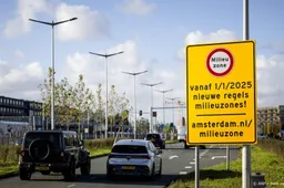 Vanaf volgende week boetes bij inrijden uitstootvrije zones