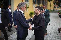 President Zelensky langs bij premier Schoof op Catshuis
