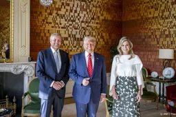 Trump: geweldig ontbijt gehad met koningspaar