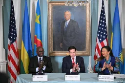 Congo en Rwanda sluiten vredesakkoord in Washington