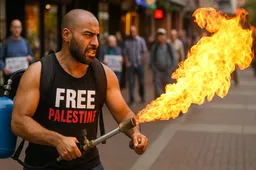 Pro-Israëlische ouderen aangevallen met vlammenwerper in VS: waar blijft de verontwaardiging?
