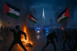 Pro-Palestina-gekkies boos: politie mag niet ingrijpen