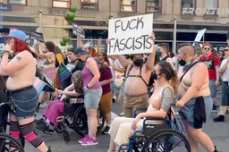Hilarische beelden NYC Pride: lelijker, ranziger en lachwekkender wordt het niet!