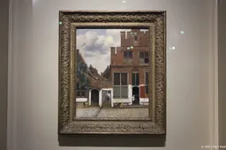Vermeer schilderde huis in Het Straatje eerst met dichte deur