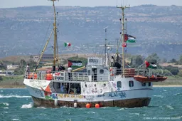 Pro-Palestijnse activistenboot Handala komt aan in Israël