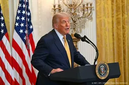 Trump laat balzaal bouwen aan het Witte Huis