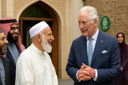 Koning Charles opent islamitisch centrum – 'Dood van het Westen' is realiteit geworden