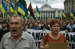 Protesten in Oekraïne: het volk wil van Zelensky af