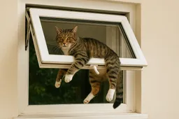 Dierenartsen slaan alarm: ‘Pas op voor kiepramen, katten kunnen sterven’