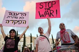 Activisten tegen oorlog in Gaza verstoren Israëlische tv-show