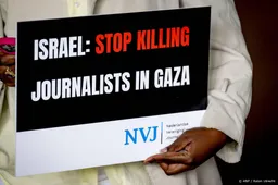 NVJ geschokt door aanval op journalisten in Gaza: zoveelste keer