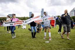 Den Haag mocht protest Viruswaarheid tegen lockdown verbieden