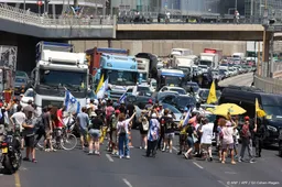 Staking en demonstraties in Israël voor einde strijd Gaza