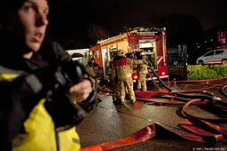Grote woningbrand in Zeeuwse plaats 's-Heerenhoek
