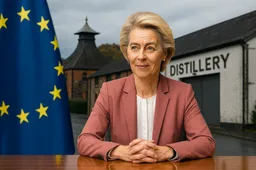 Brussel sloopt Ierse whiskey: schuld van Von der Leyen, niet van Trump