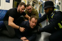 Britten pakken pervert in metro – politie wil helden arresteren