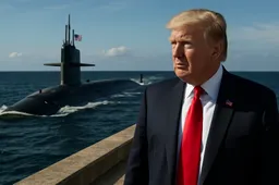 Trump stuurt nucleaire onderzeeërs na Russische dreiging: “Voor het geval dat”