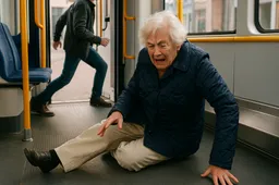 Schandalig: 82-jarige vrouw keihard tegen de grond gesmeten in Amsterdamse tram