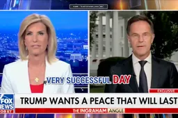 Lonneke Engel fileert Mark Rutte: “Trump is vredestichter, Rutte is oorlogshitser”