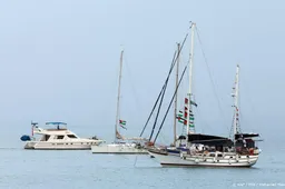 Hulpvloot richting Gaza: schip mogelijk geraakt door drone