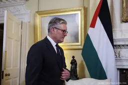 BBC: Starmer kondigt zondag erkenning Palestijnse staat aan