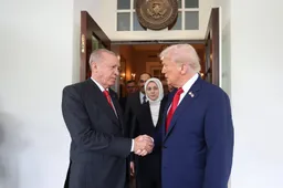 Erdogan is 'tevreden' over ontmoeting Trump, stappen gezet