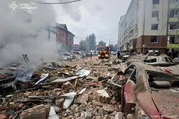 Zelensky: bijna 500 Russische drones in grote aanval