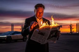Musk: wie zélf onderzoekt, ziet hoe mainstream media ons voor de gek houden