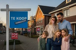 Huizenprijzen bijna 8% omhoog - jonge gezinnen nóg verder buitenspel gezet